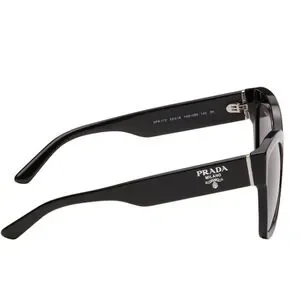 New in Box PRADA Black Oversized Cat Eye Sunglasses PRADA Sunglasses SPR 16R 1AB-0A7 Black Oversized Cat Eye  main image 2